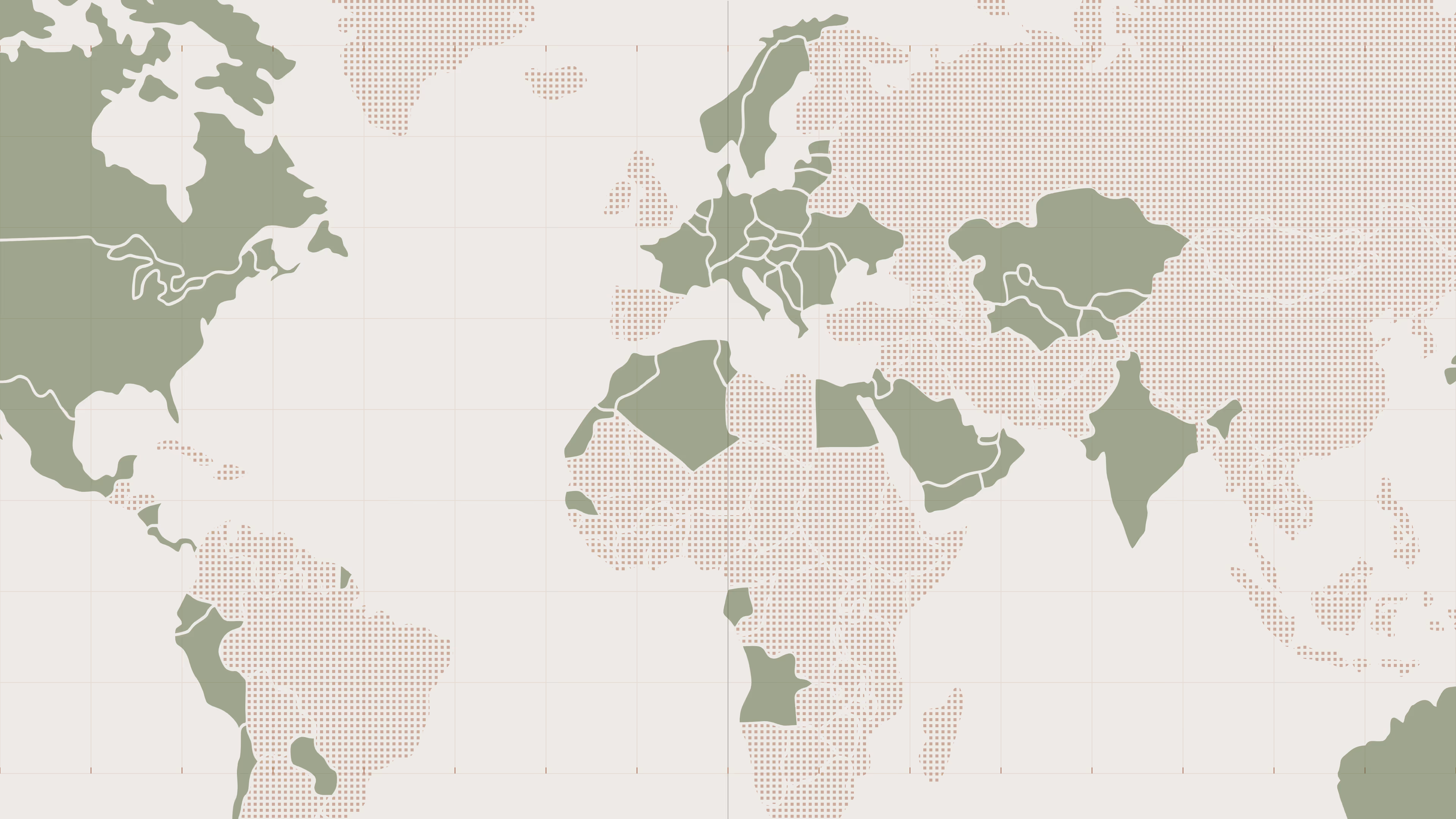 World map showing Modern Expo global presence