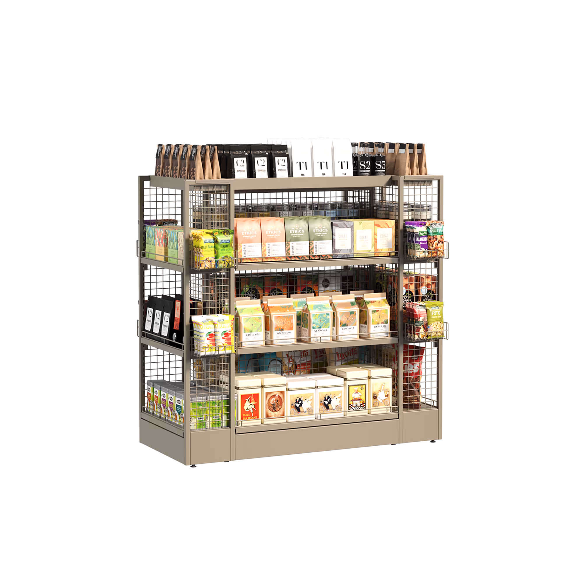 Mini Island Shelving