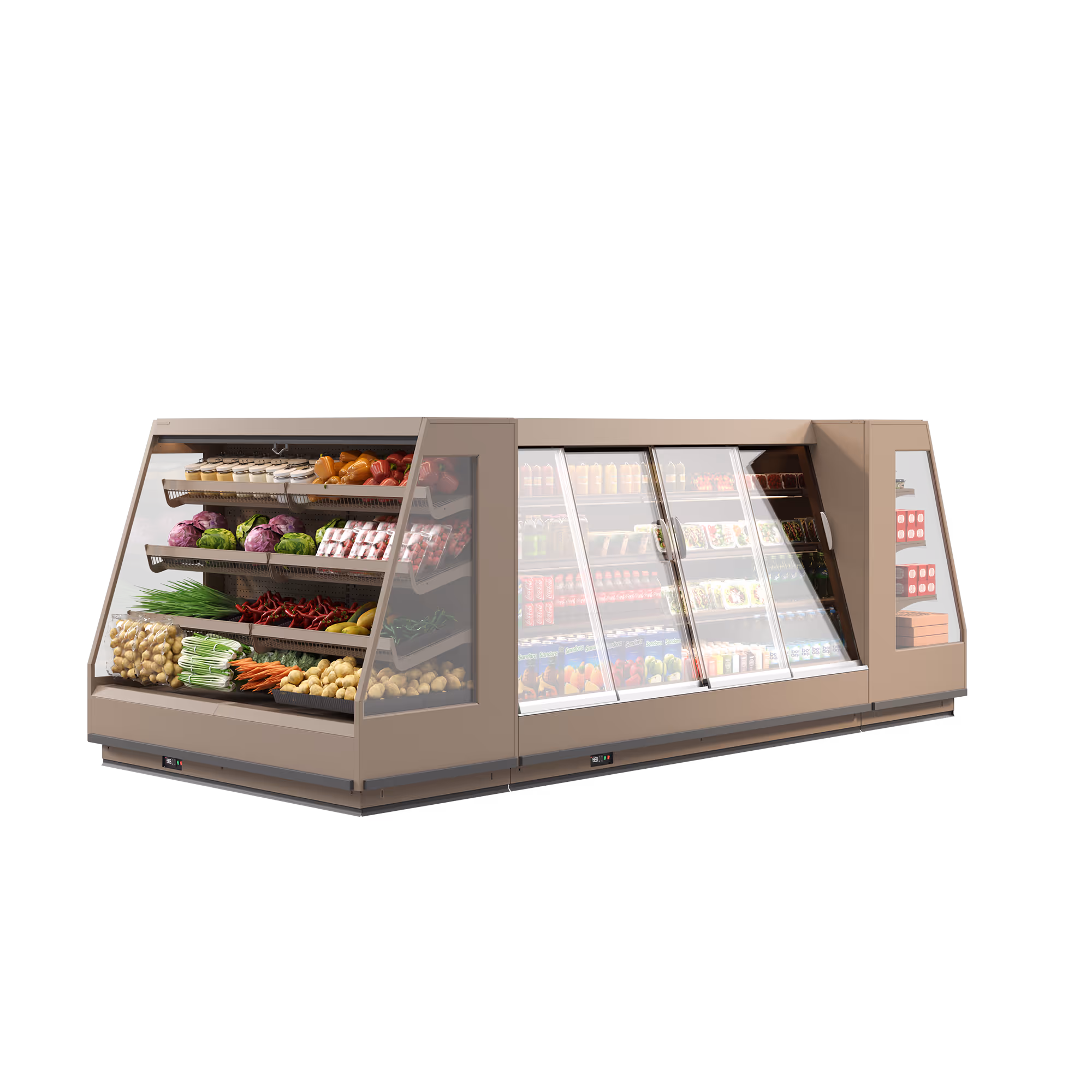 CO2 Semi-Vertical Refrigeration Island